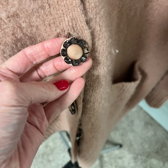Oversized Tory Burch cardigan with jewel buttons - Large - Picture 3 of 6